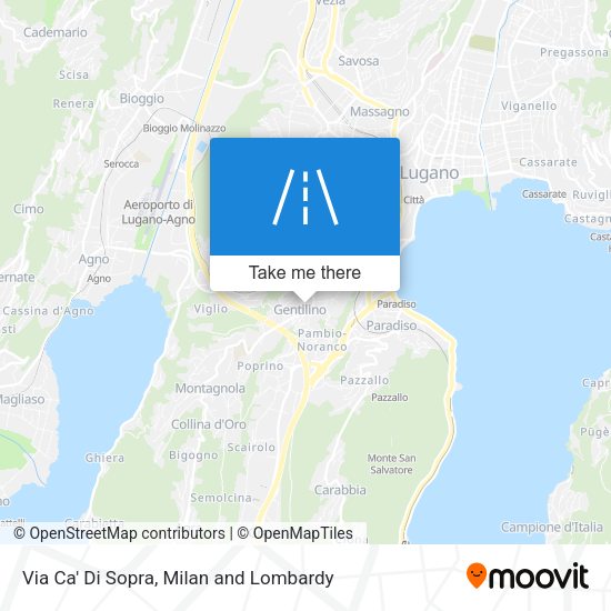 Via Ca' Di Sopra map