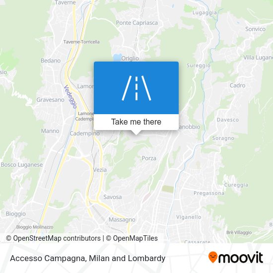 Accesso Campagna map