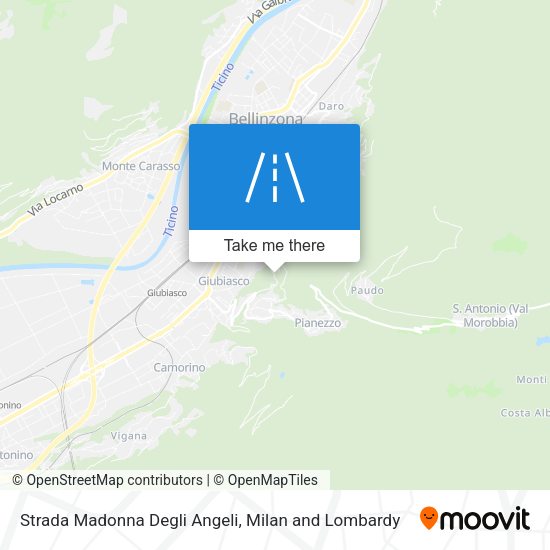 Strada Madonna Degli Angeli map