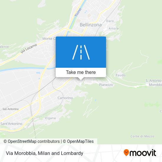 Via Morobbia map