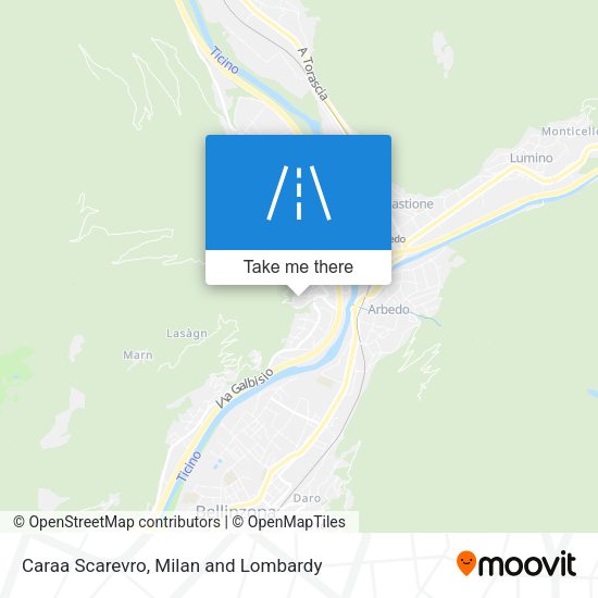 Caraa Scarevro map