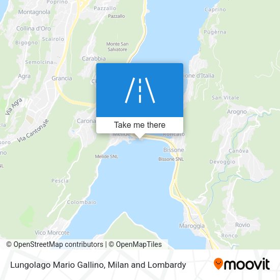 Lungolago Mario Gallino map