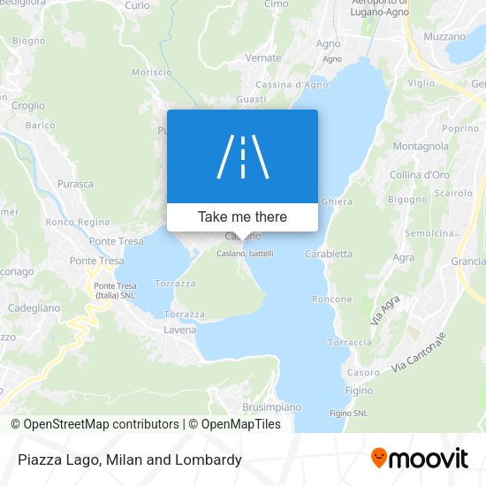 Piazza Lago map