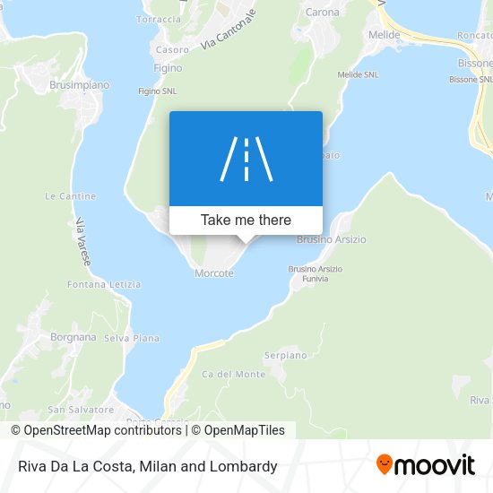 Riva Da La Costa map