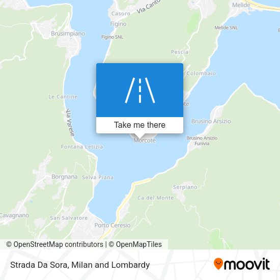 Strada Da Sora map