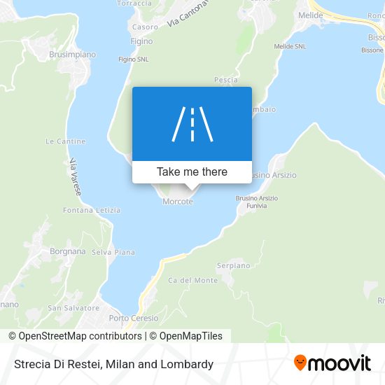 Strecia Di Restei map
