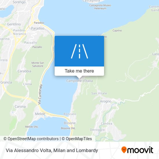 Via Alessandro Volta map