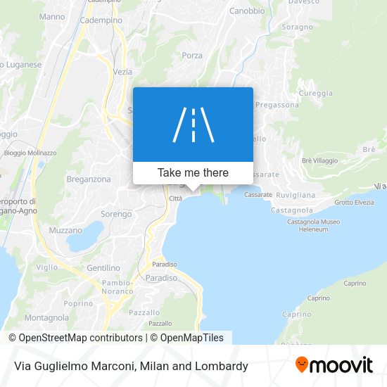 Via Guglielmo Marconi map