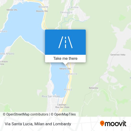 Via Santa Lucia map