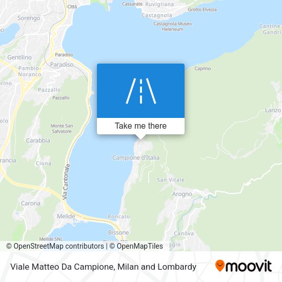 Viale Matteo Da Campione map