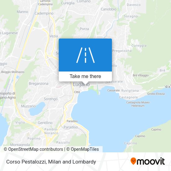 Corso Pestalozzi map