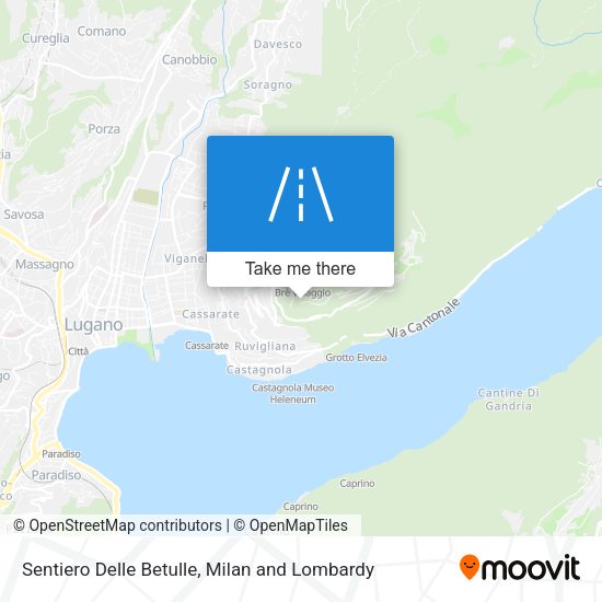 Sentiero Delle Betulle map