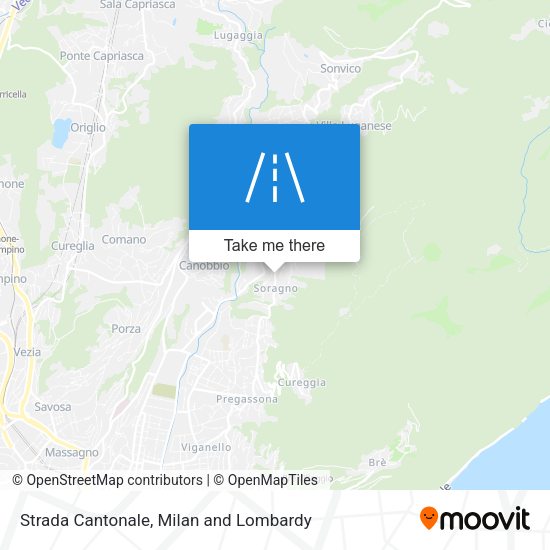 Strada Cantonale map