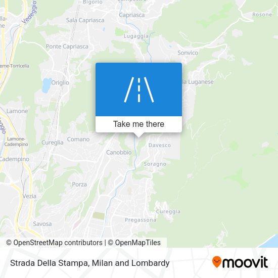 Strada Della Stampa map
