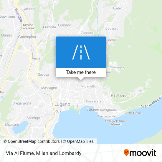 Via Al Fiume map