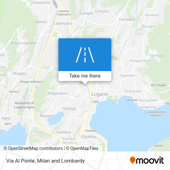 Via Al Ponte map