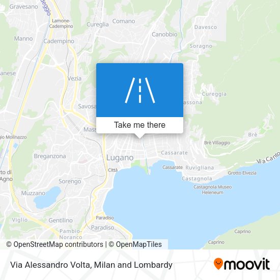 Via Alessandro Volta map