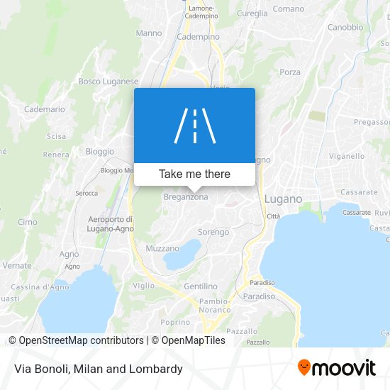 Via Bonoli map