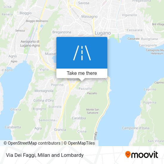 Via Dei Faggi map