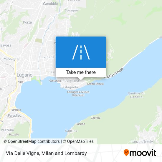 Via Delle Vigne map
