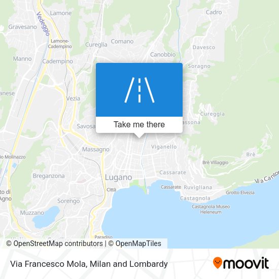 Via Francesco Mola map