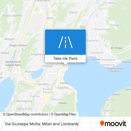 Via Giuseppe Motta map