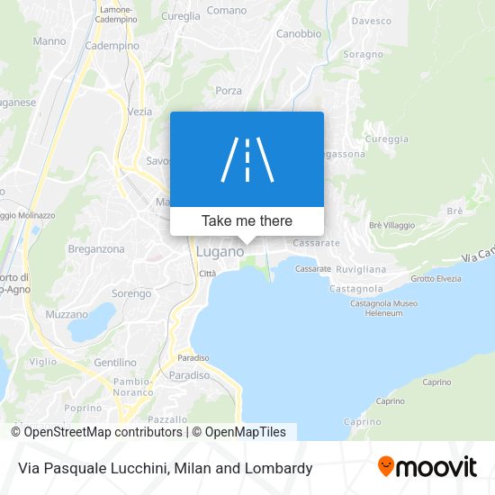 Via Pasquale Lucchini map