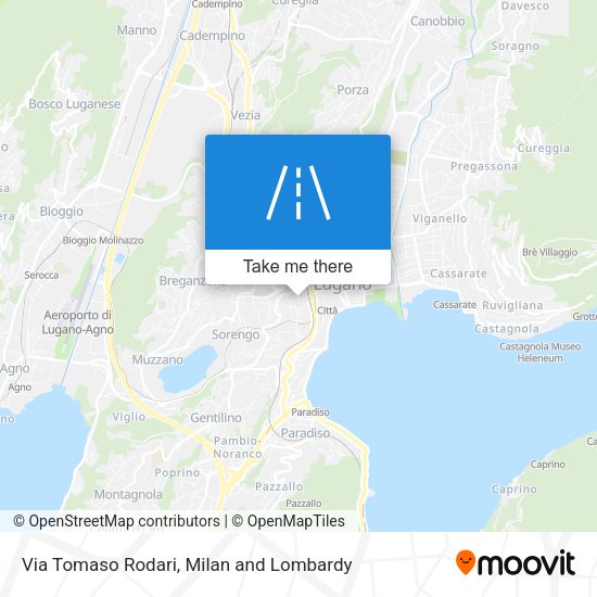 Via Tomaso Rodari map