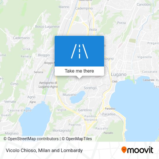 Vicolo Chioso map
