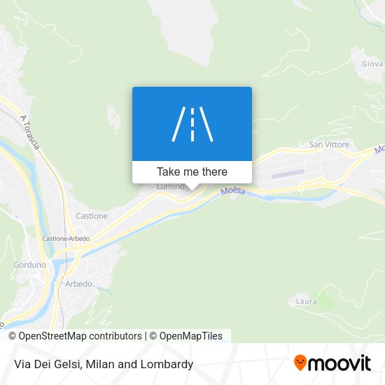 Via Dei Gelsi map