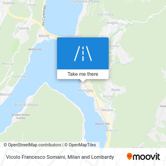Vicolo Francesco Somaini map