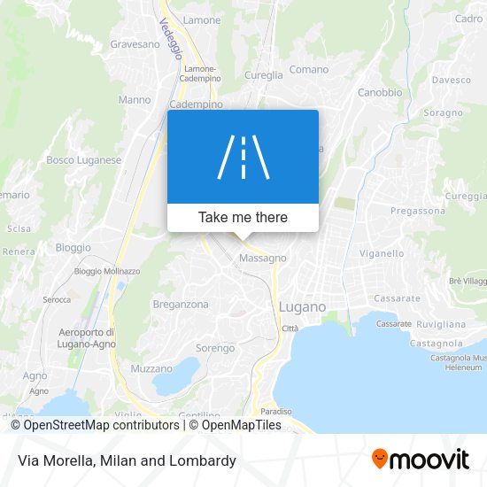 Via Morella map