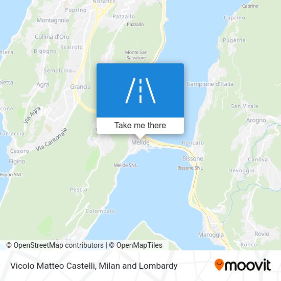 Vicolo Matteo Castelli map