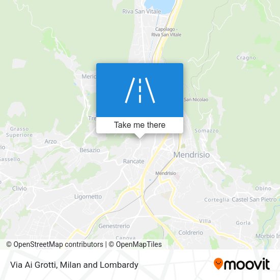 Via Ai Grotti map