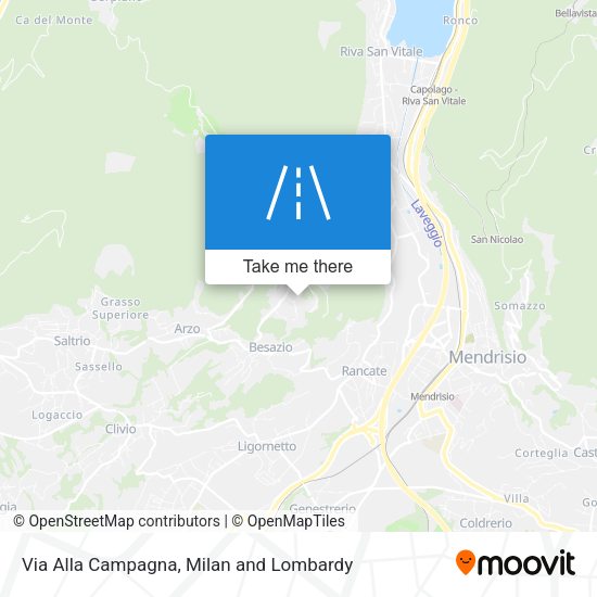 Via Alla Campagna map