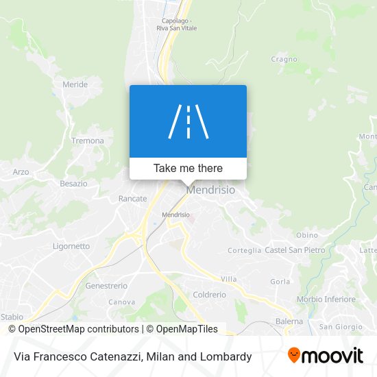 Via Francesco Catenazzi map