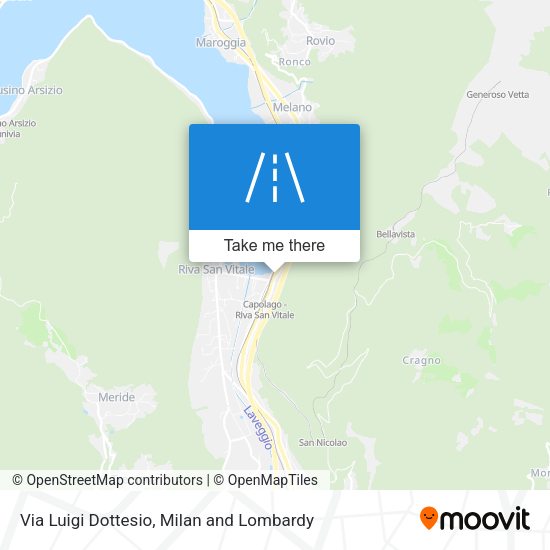 Via Luigi Dottesio map