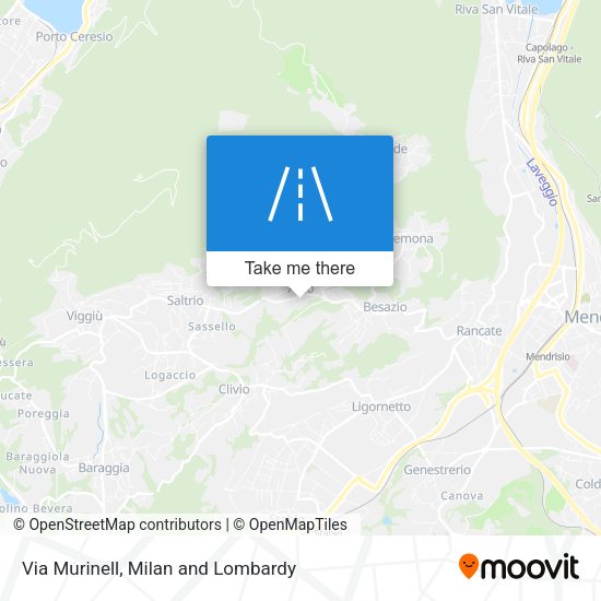 Via Murinell map