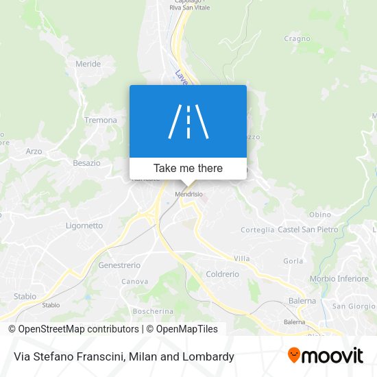 Via Stefano Franscini map