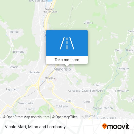 Vicolo Mart map