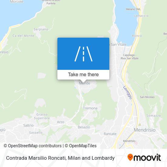 Contrada Marsilio Roncati map