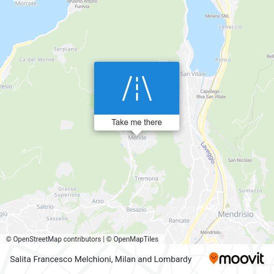 Salita Francesco Melchioni map