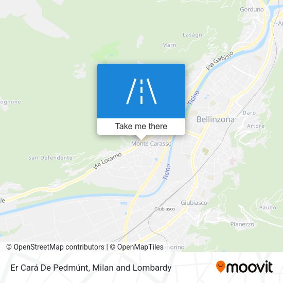 Er Cará De Pedmúnt map