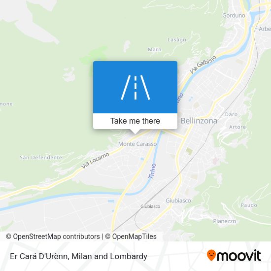 Er Cará D'Urènn map