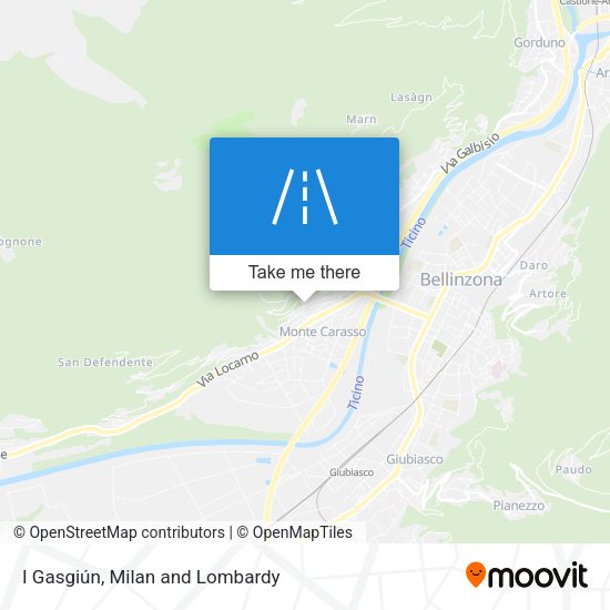 I Gasgiún map