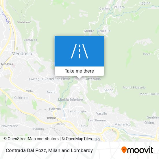 Contrada Dal Pozz map