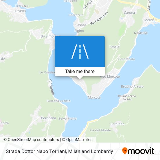Strada Dottor Napo Torriani map