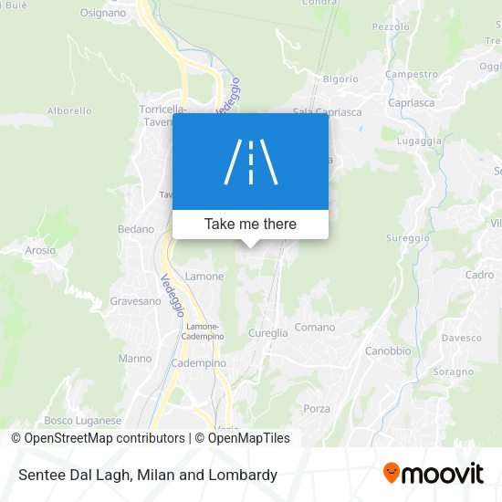 Sentee Dal Lagh map