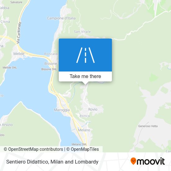 Sentiero Didattico map