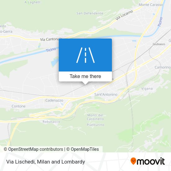Via Lischedi map